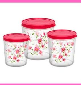 Home round plastic container